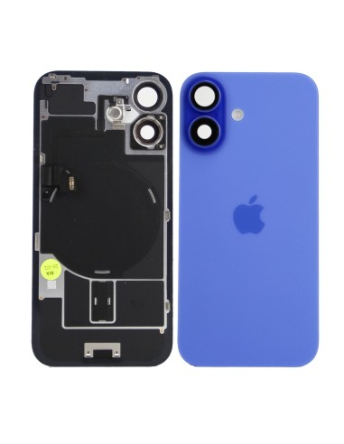 iPhone 16 Back Glass w/Parts - Ultramarine - Pulled Grade A