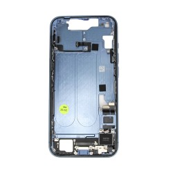 iPhone 14 Middle Frame w/parts - Blue - Pulled Grade A