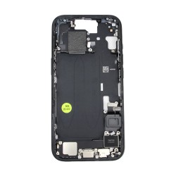 iPhone 15 - Middle Frame w/Parts - Black - Pulled Grade A