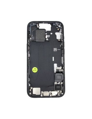iPhone 15 - Middle Frame w/Parts - Black - Pulled Grade A