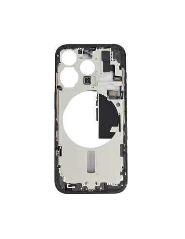 iPhone 15 Pro - Middle Frame w/Parts - Black Titanium - Pulled Grade A