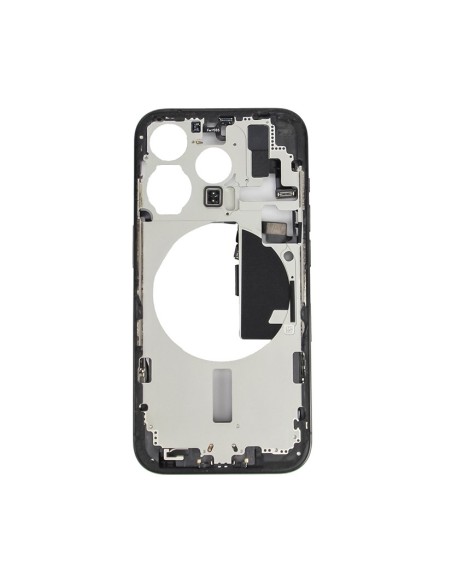 iPhone 15 Pro - Middle Frame w/Parts - Black Titanium - Pulled Grade A