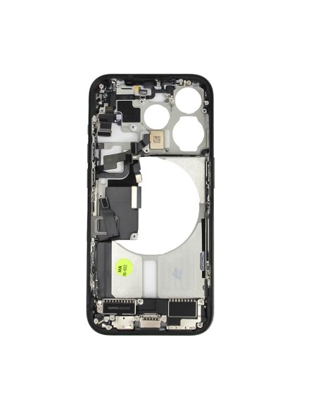 iPhone 15 Pro - Middle Frame w/Parts - Black Titanium - Pulled Grade A