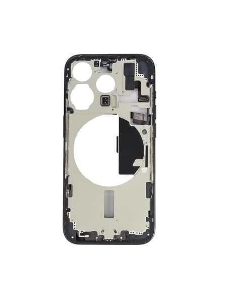 iPhone 15 Pro - Middle Frame w/Parts - Blue Titanium - Pulled Grade A
