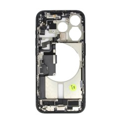 iPhone 15 Pro - Middle Frame w/Parts - Blue Titanium - Pulled Grade A
