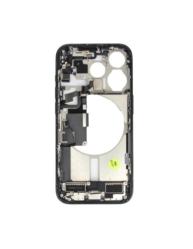 iPhone 15 Pro - Middle Frame w/Parts - Blue Titanium - Pulled Grade A