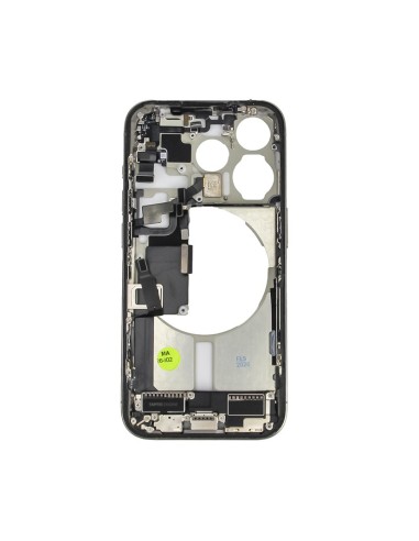 iPhone 15 Pro - Middle Frame w/Parts - Natural Titanium - Pulled Grade A
