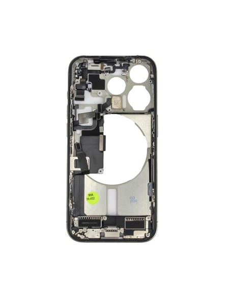 iPhone 15 Pro - Middle Frame w/Parts - Natural Titanium - Pulled Grade A