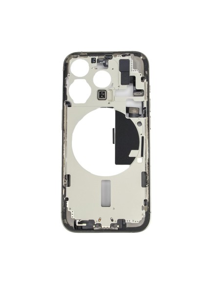 iPhone 15 Pro - Middle Frame w/Parts - Natural Titanium - Pulled Grade A