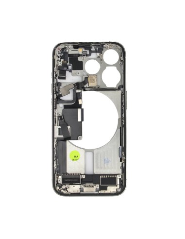 iPhone 15 Pro - Middle Frame w/Parts - White Titanium - Pulled Grade A