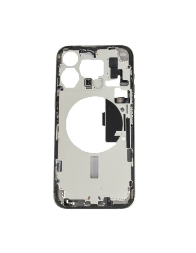 iPhone 15 Pro Max - Middle Frame w/Parts - Natural Titanium - Pulled Grade A