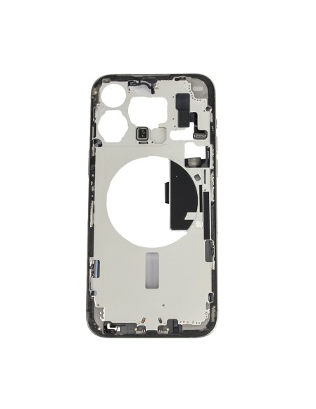 iPhone 15 Pro Max - Middle Frame w/Parts - Natural Titanium - Pulled Grade A