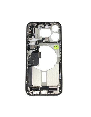 iPhone 15 Pro Max - Middle Frame w/Parts - Natural Titanium - Pulled Grade A