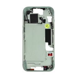 iPhone 15 - Middle Frame w/Parts - Green - Pulled Grade A
