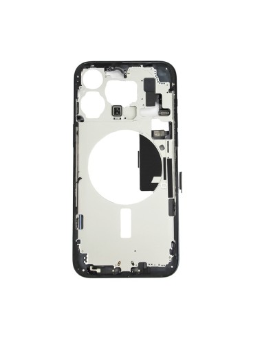 iPhone 15 Pro Max - Middle Frame w/Parts - Blue Titanium - Pulled Grade A