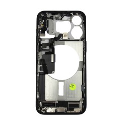 iPhone 15 Pro Max - Middle Frame w/Parts - Blue Titanium - Pulled Grade A
