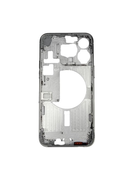 iPhone 16 Pulled Middle Frame w/parts - White - Pulled Grade A