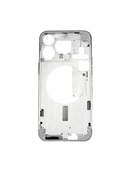iPhone 16 Pulled Middle Frame w/parts - White - Pulled Grade A