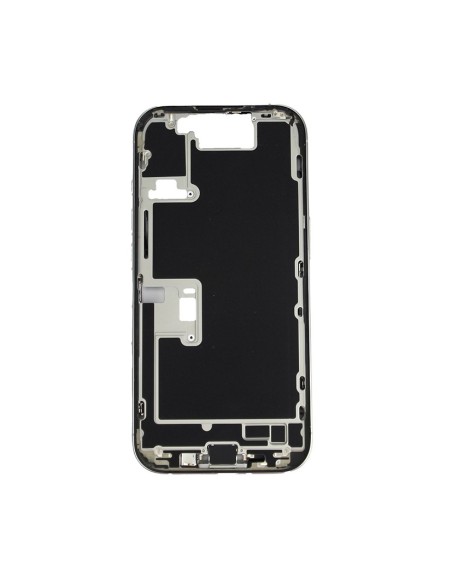 iPhone 16 Pro Middle Frame w/parts - White Titanium - Pulled Grade A