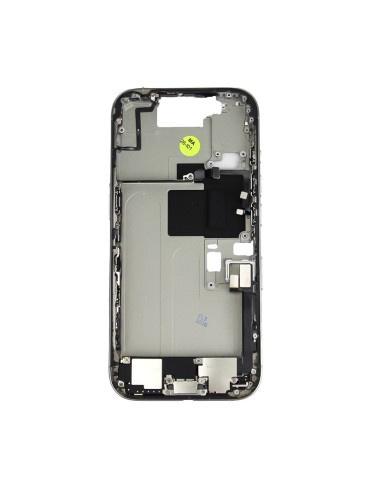 iPhone 16 Pro Middle Frame w/parts - White Titanium - Pulled Grade A