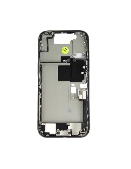 iPhone 16 Pro Middle Frame w/parts - White Titanium - Pulled Grade A