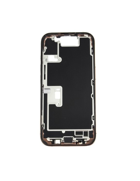 iPhone 16 Pro Middle Frame w/parts - Desert Titanium - Pulled Grade A