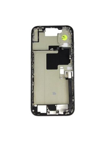 iPhone 16 Pro Max Middle Frame w/parts - White Titanium - Pulled Grade A