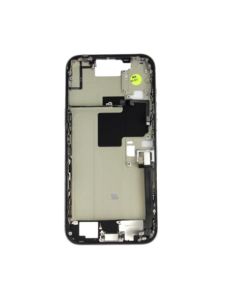 iPhone 16 Pro Max Middle Frame w/parts - White Titanium - Pulled Grade A