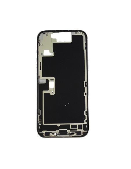 iPhone 16 Pro Max Middle Frame w/parts - White Titanium - Pulled Grade A