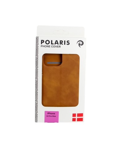 iPhone 14 Pro Max Wallet Case Brown