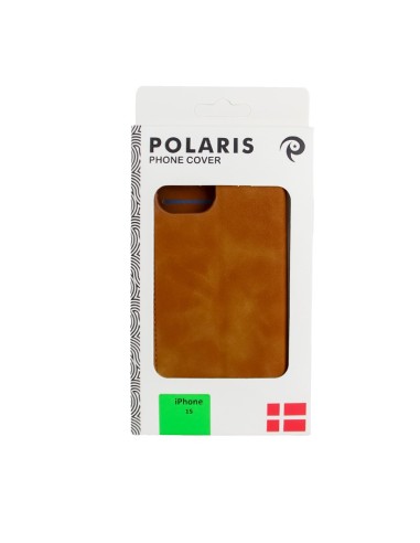 Packed iPhone 15 Wallet Case Brown