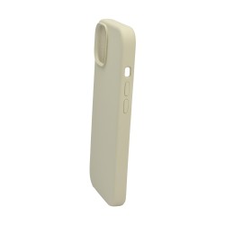 iPhone 15 Silicone Case Beige - Robust Protection 2