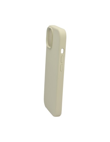 iPhone 15 Silicone Case Beige - Robust Protection