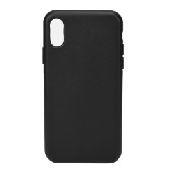 iPhone XS Max Leather Case Black