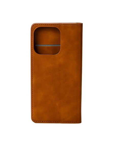 Packed iPhone 15 Wallet Case Brown