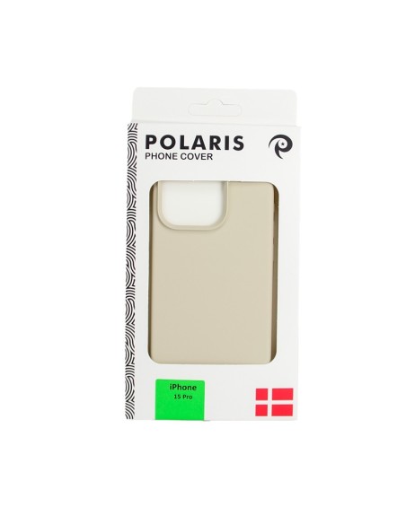 iPhone 15 Pro Silicone Case Beige - Durable & Stylish