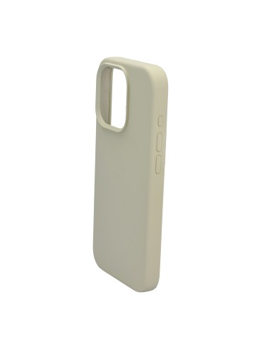 iPhone 15 Pro Silicone Case Beige - Durable & Stylish