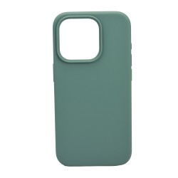 iPhone 15 Pro Silicone Case Olive 2