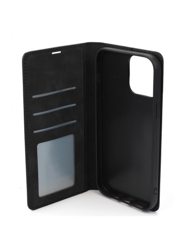 iPhone 15 Pro Wallet Case Black