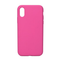 iPhone XS Max Silicon Case Pink BULK