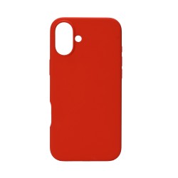 iPhone16 Silicon Case Red - Durable Protection 2
