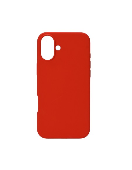 iPhone16 Silicon Case Red - Durable Protection