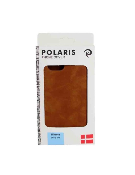 Packed iPhone 16e /17e Wallet Case Brown