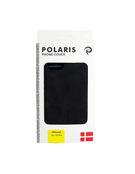 Sleek iPhone 12/ Pro Wallet Case Black