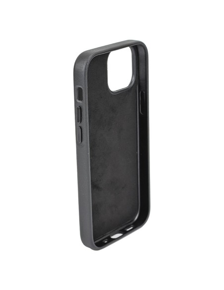 iPhone 12/12 Black Leather Case