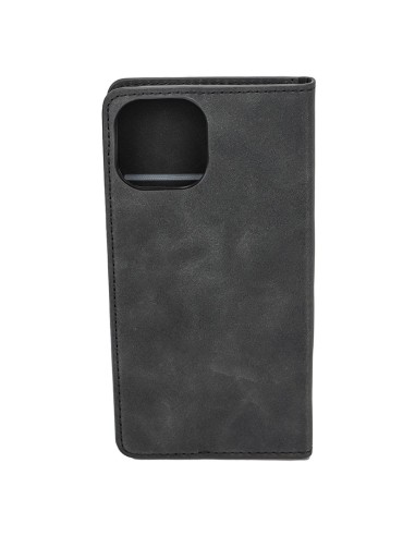 Sleek iPhone 12/ Pro Wallet Case Black