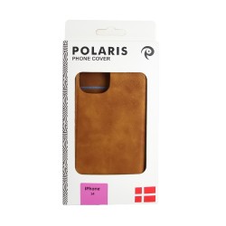 Packed iPhone 14 Wallet Case Brown
