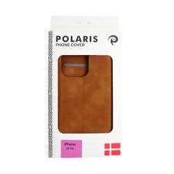 Packed iPhone 14 Pro Wallet Case Brown