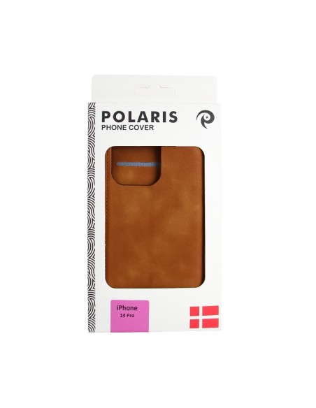 Packed iPhone 14 Pro Wallet Case Brown