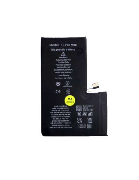 iPhone 16 Pro Max - Diagnostic OEM Battery